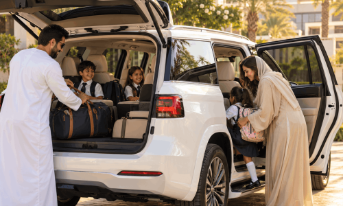 Best Family Car Rental Dubai | 7-Seater School Run & Weekends